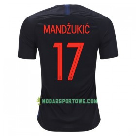 Koszulka Chorwacja Mandžukić 17 Mistrzostwa Świata 2018 Wyjazdowe Stroje Piłkarskie